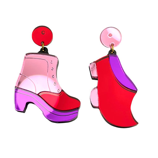 Pendientes Troula Rojo