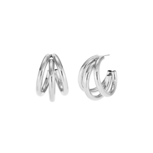 Pendientes Zoey Plateados