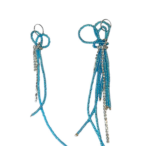 Pendientes Twist Azul Celeste - Imagen 3
