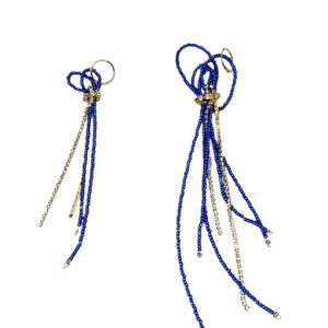 Pendientes Twist Azul Eléctrico