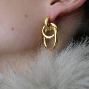 Pendientes Addison Dorado