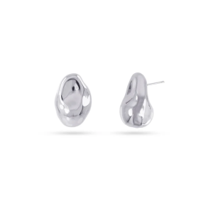 Pendientes Cashew Plateado