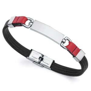 Pulsera Magnum negra y roja