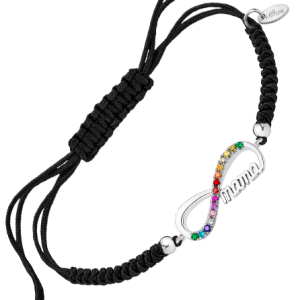 Pulsera Mamá infinito multicolor