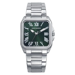 Reloj Mark Maddox cuadrado verde