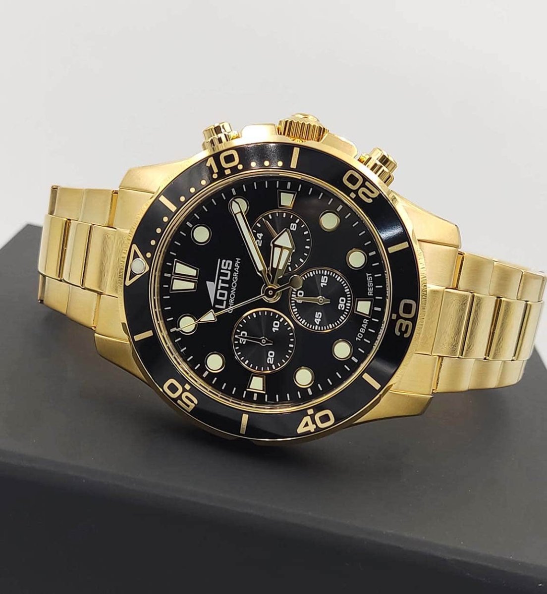 Reloj dorado Lotus Excellent - Imagen 3
