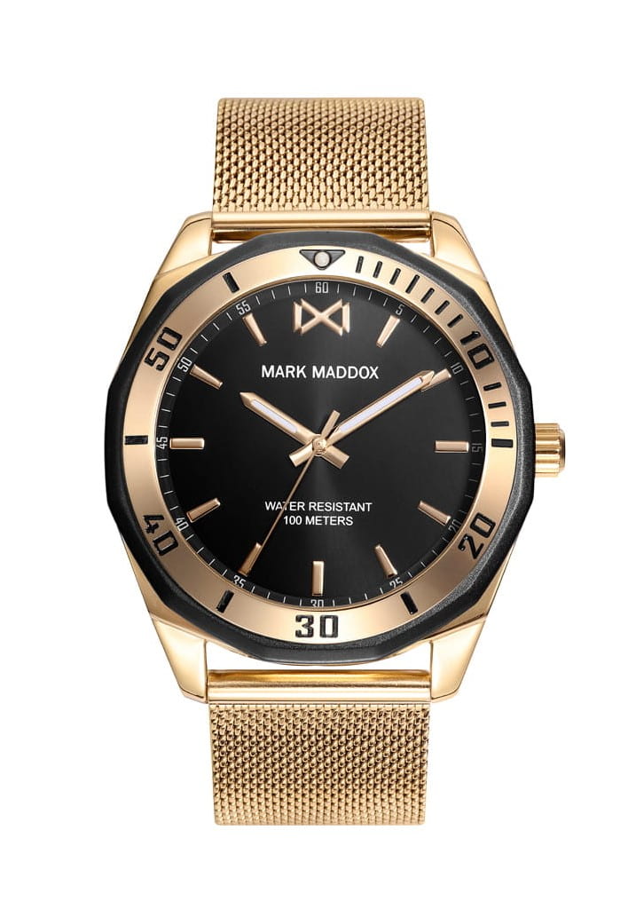 Reloj Mark Maddox Mission dorado. - Imagen 2