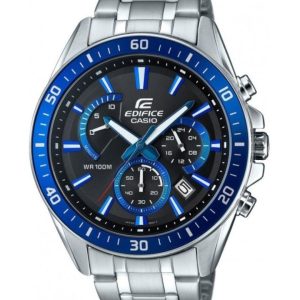 Reloj Edifice crono negro azul