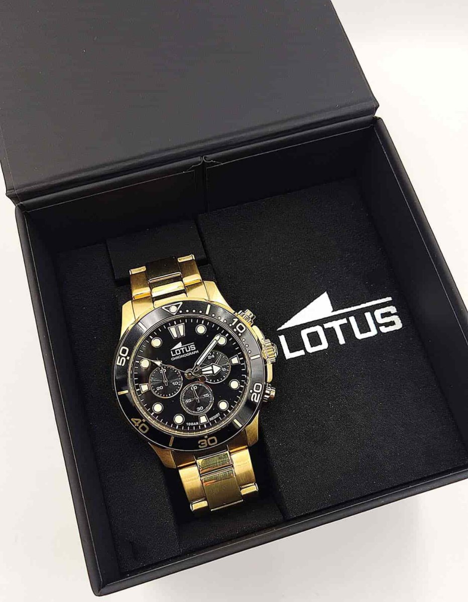 Reloj dorado Lotus Excellent - Imagen 4
