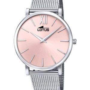 Reloj Lotus esfera rosa