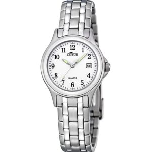 Reloj Lotus mujer en acero con calendario