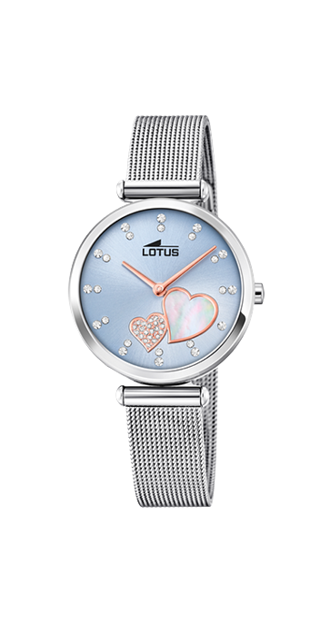 Reloj Lotus mujer corazones.