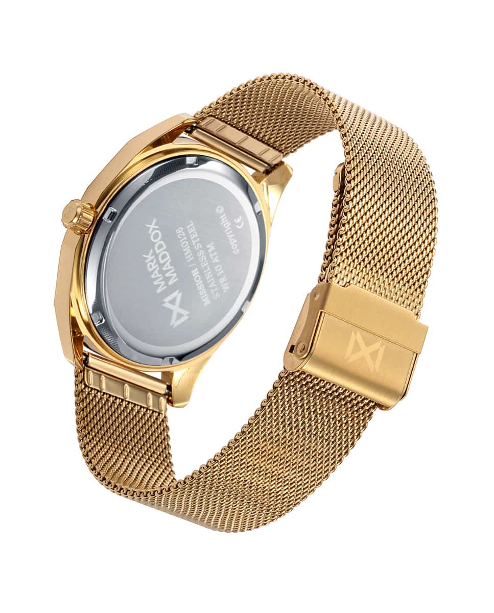 Reloj Mark Maddox Mission dorado. - Imagen 3