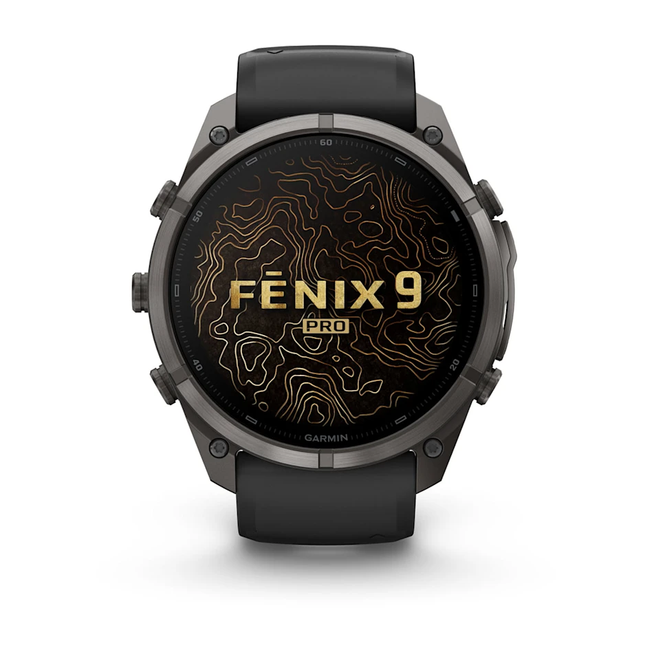 fēnix® 9 Pro – inReach®, 51mm Amoled Titanio con revestimiento de DLC gris carbón con correa de silicona en negro, nº ref: 010-04337-11 - Imagen 3