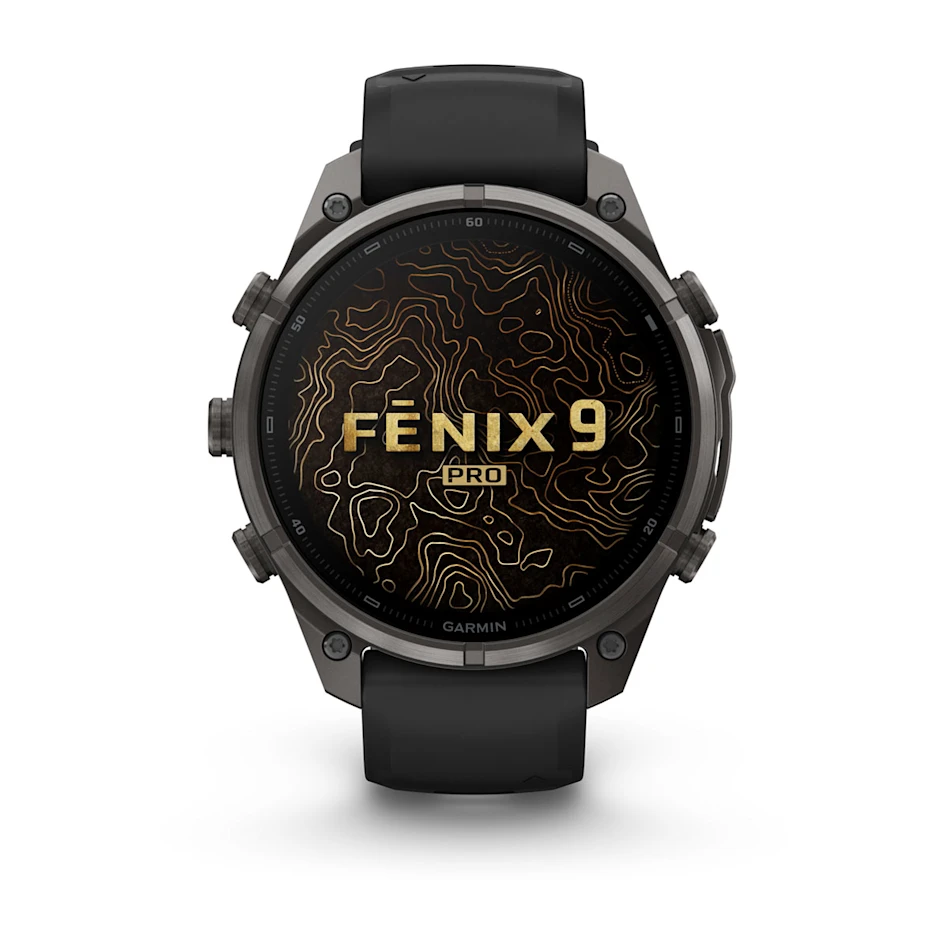 fēnix® 9 Pro – inReach®, 47mm Titanio con revestimiento de DLC gris carbón con correa de silicona en negro, nº ref: 010-04336-11 - Imagen 3