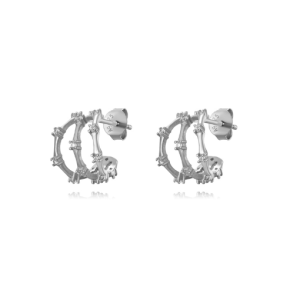 Pendientes Eden Plateado