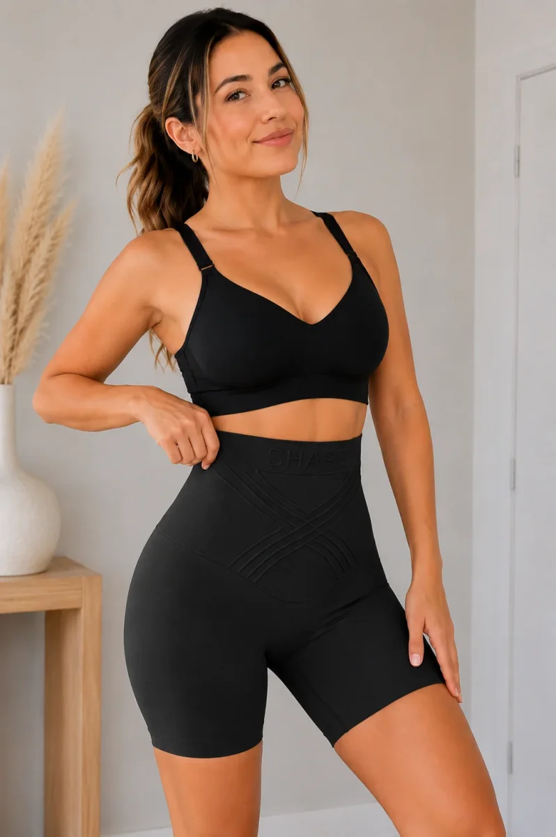 Shorts Moldeadores de Cintura Alta — Sin Costuras, Seda Fría, Control de Abdomen y Glúteos - Imagen 4