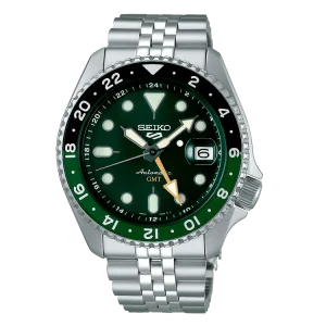 5 Sports Serie SKX Cal.4R34 Negro&Verde SSK035K1