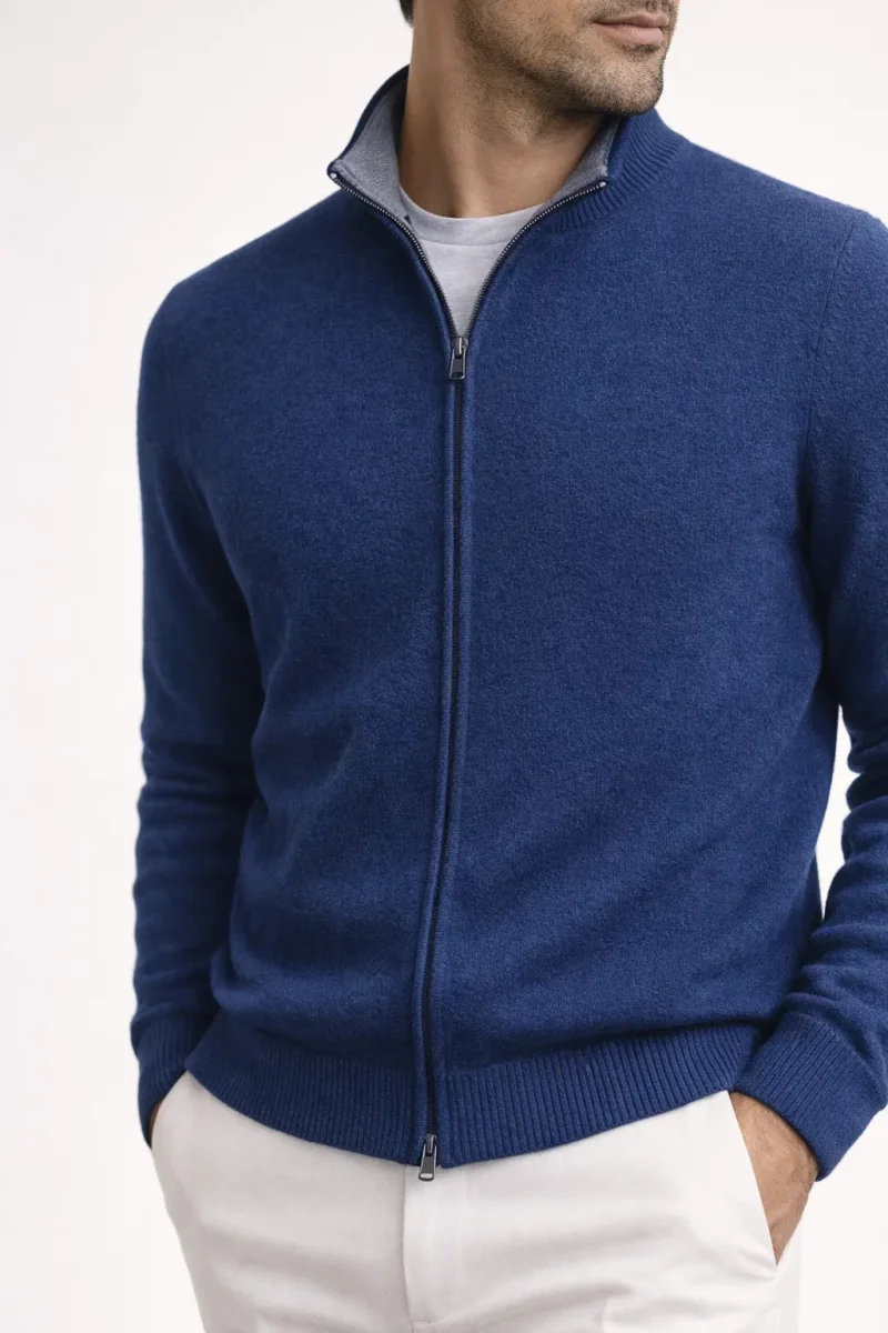 Georgio Reversible Zip Navy - Imagen 4
