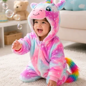 Pijama Kigurumi para Bebé y Niño — Disfraz Animal Todo en Uno, 0 a 4 Años