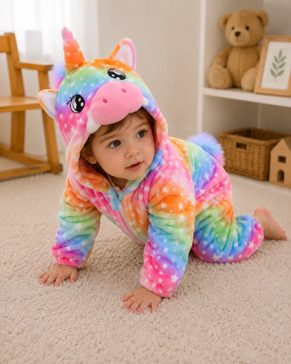 Pijama Kigurumi para Bebé y Niño — Disfraz Animal Todo en Uno, 0 a 4 Años - Imagen 3