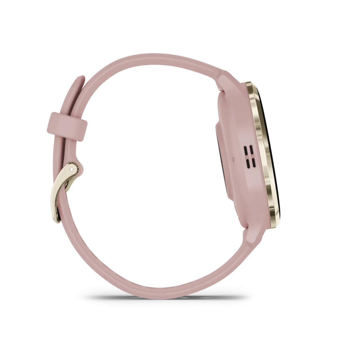 Venu® 3S Bisel de acero inoxidable de color beige gold con caja y correa de silicona en rosa gold, 010-02785-03 - Imagen 6