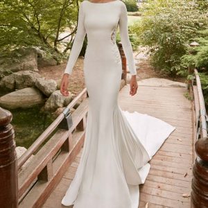 Vestido de Novia corte sirena.